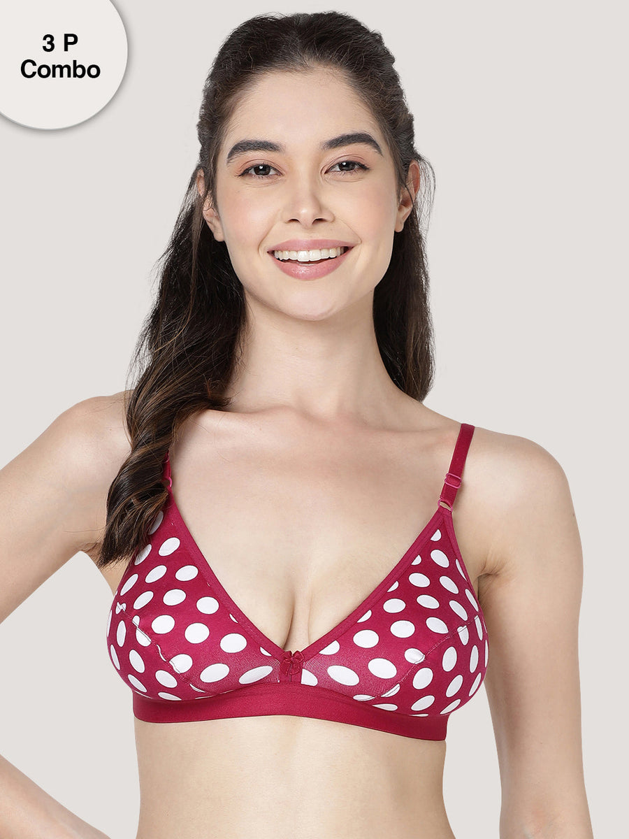 Women's Non Padded Front Hook Bra at Rs 52/piece, Pure Cotton Bra in New  Delhi