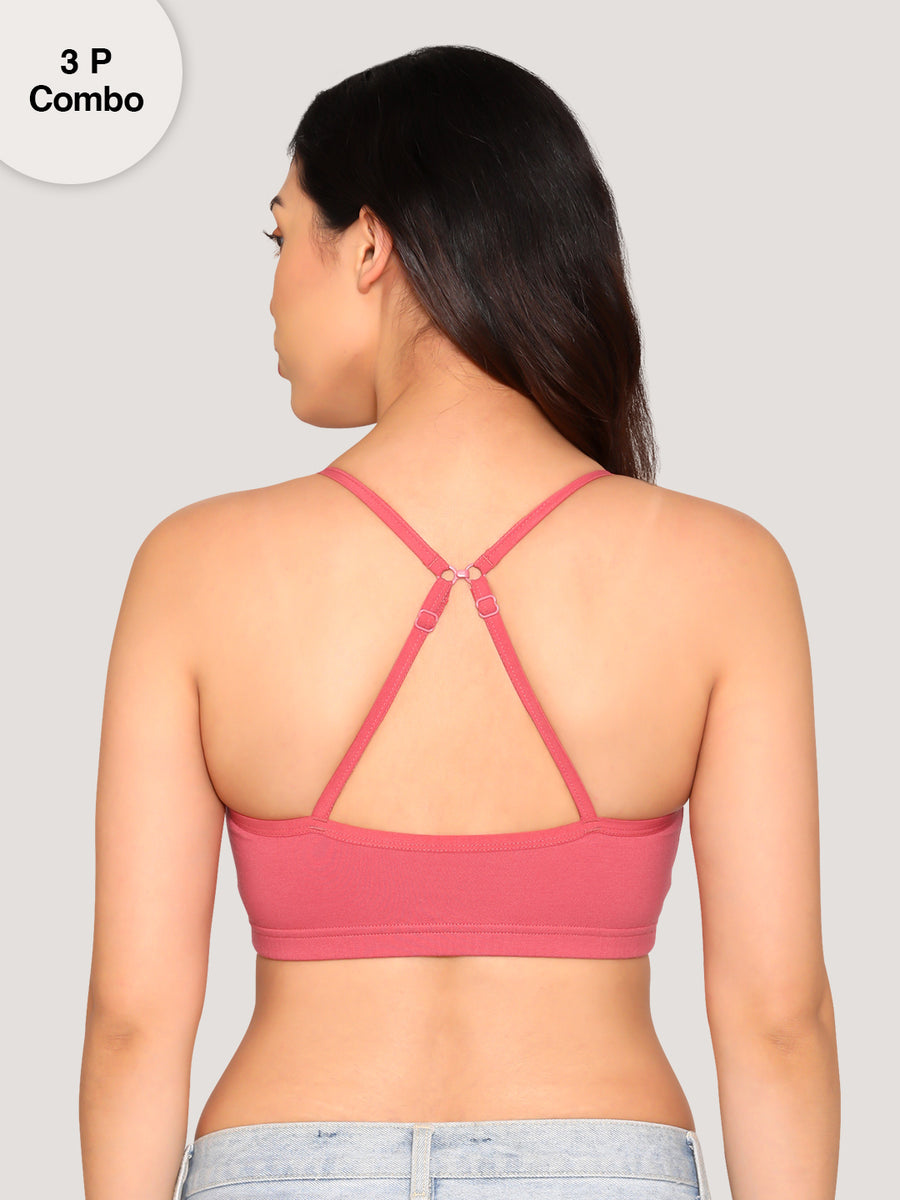 Buy Kalyani Pack of 3 Convertable Strap Bra 5033 Online In India