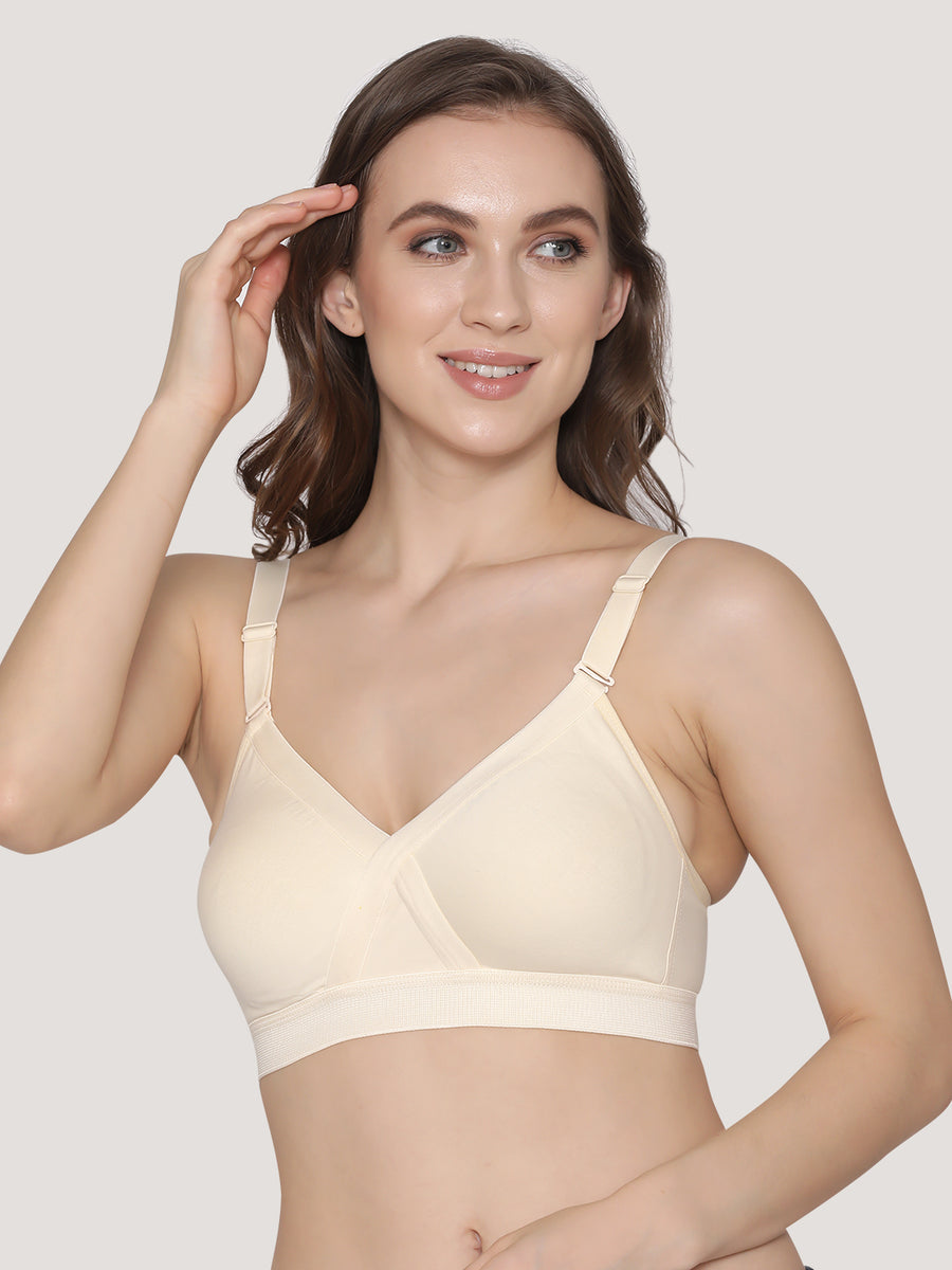 Trylo COMFORTFIT 38 BLACK E - CUP Women Full Coverage Non Padded Bra - Buy  Trylo COMFORTFIT 38 BLACK E - CUP Women Full Coverage Non Padded Bra Online  at Best Prices in India