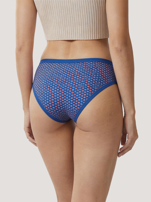 Kalyani 11028 Women Cotton Low Waist Printed Panties (Briefs) | Pack of 6