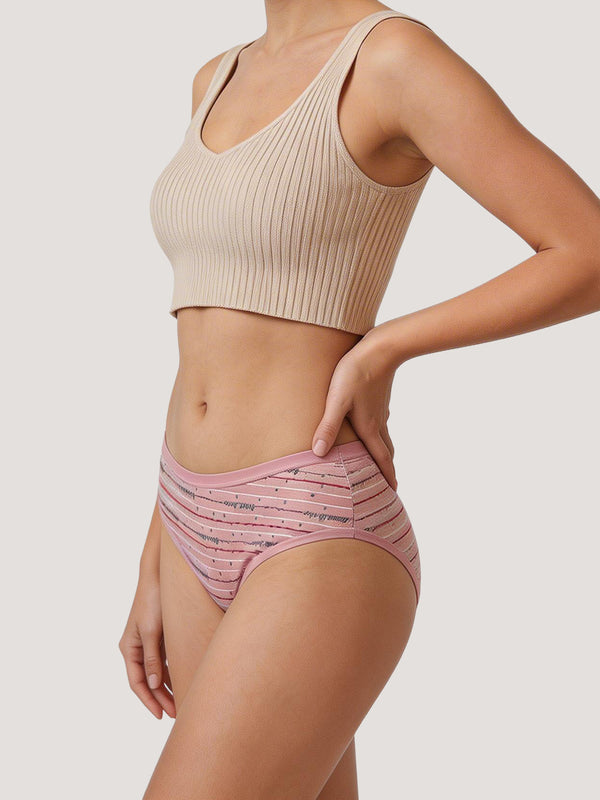 Kalyani 11036 Women Cotton Low Waist Printed Panties (Briefs) | Pack of 6