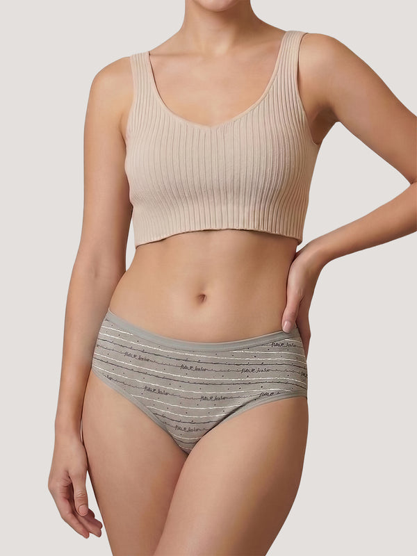 Kalyani 11036 Women Cotton Low Waist Printed Panties (Briefs) | Pack of 6