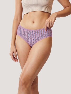 Kalyani 11037 Women Cotton Low Waist Printed Panties (Briefs) | Pack of 6
