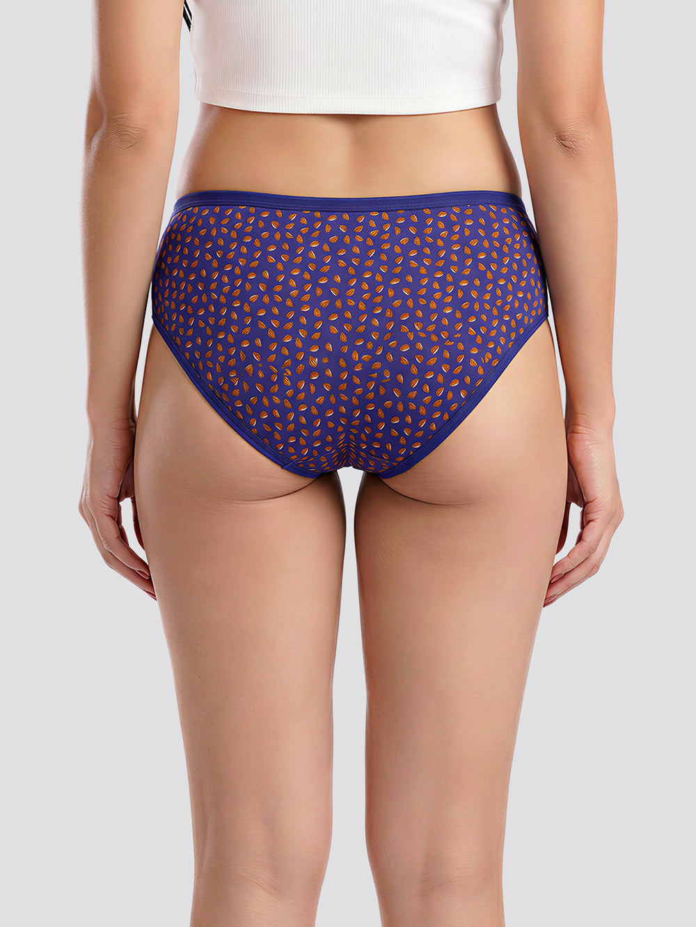 Kalyani 11038 Women Cotton Low Waist Printed Panties (Briefs) | Pack of 6