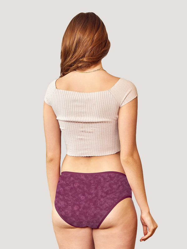 Kalyani 11039 Women Cotton Low Waist Printed Panties (Briefs) | Pack of 6