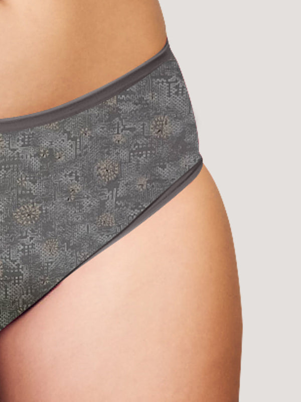 Kalyani 11039 Women Cotton Low Waist Printed Panties (Briefs) | Pack of 6