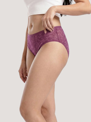 Kalyani 11039 Women Cotton Low Waist Printed Panties (Briefs) | Pack of 6
