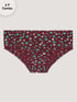 Kalyani (9500) Mid Rise Hipster Printed Melange Cotton Panties Pack of 3 - Colors & Prints May Vary