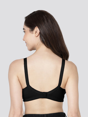 Anaya Full Coverage M Frame Minimizer Bra | Pack of 3-ONION PEACH BLACK