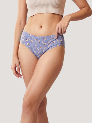 Kalyani 50001 Mid Coverage Super Comfortable Printed Panties | Pack of 5