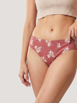 Kalyani 50001 Mid Coverage Super Comfortable Printed Panties | Pack of 5