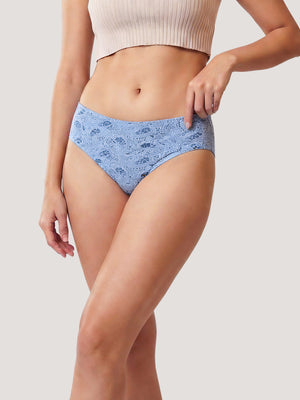 Kalyani 50002 Mid Coverage Super Comfortable Printed Panties | Pack of 5