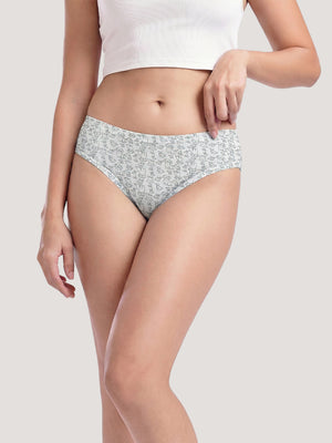 Kalyani 50004 Mid Coverage Super Comfortable Printed Panties | Pack of 5