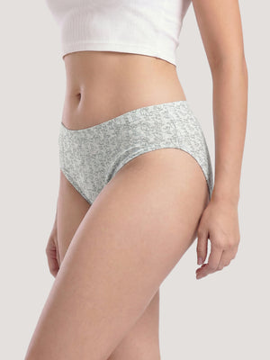 Kalyani 50004 Mid Coverage Super Comfortable Printed Panties | Pack of 5