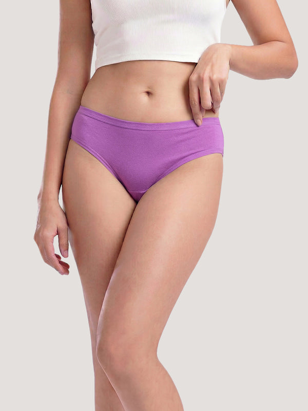 Kalyani 50005 Mid Coverage Super Comfortable Printed Panties | Pack of 5