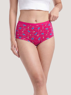 Kalyani 5507 Printed Soft & Breathable Cotton Panties | Pack of 6