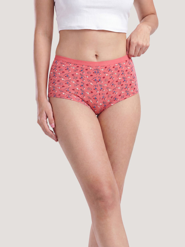 Kalyani 5508 Printed Soft & Breathable Cotton Panties | Pack of 6