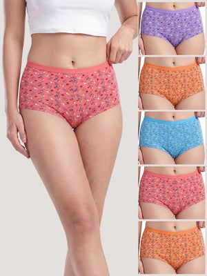 Kalyani 5508 Printed Soft & Breathable Cotton Panties | Pack of 6