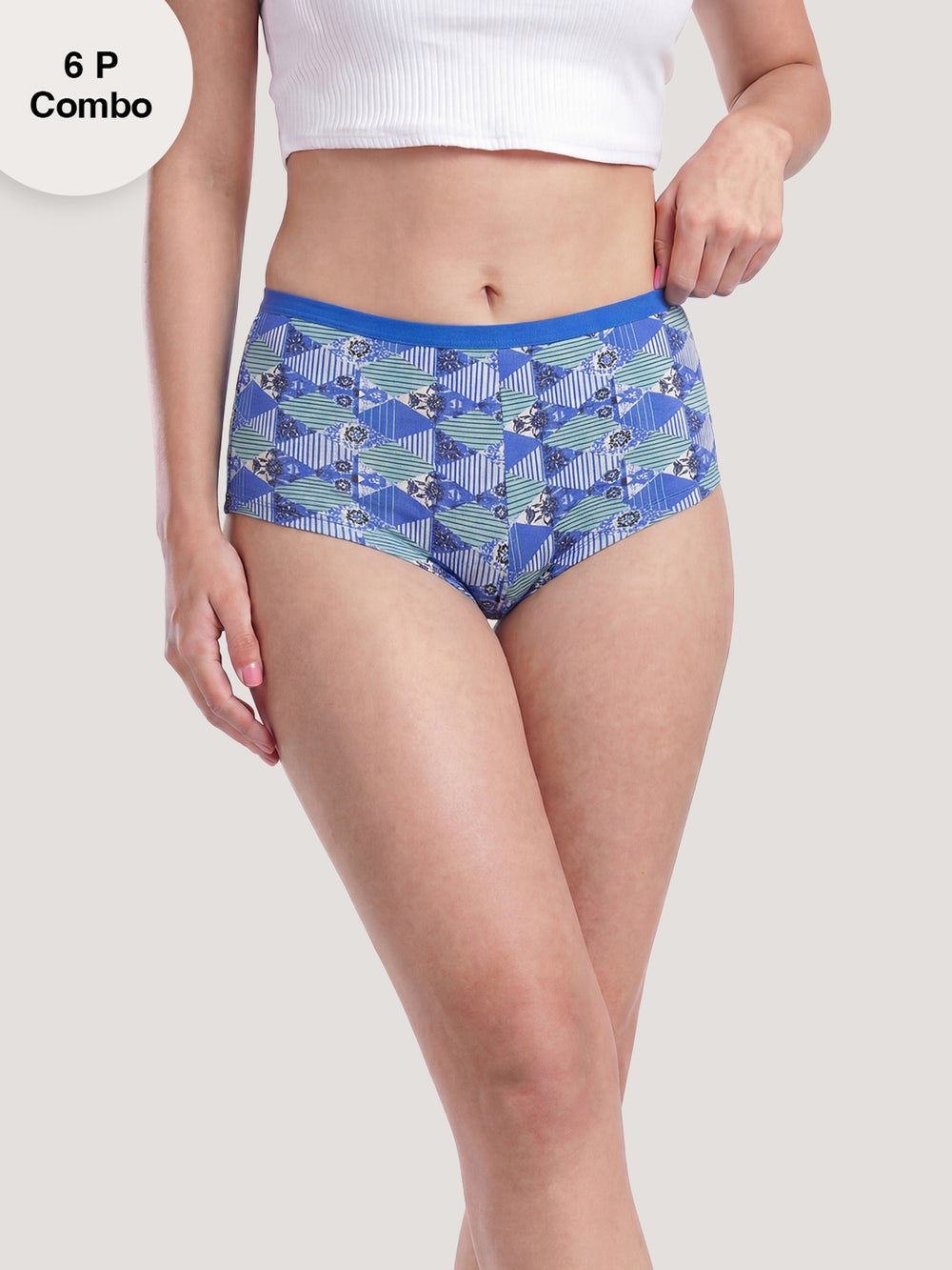 Kalyani 5509 Printed Soft & Breathable Cotton Panties | Pack of 6