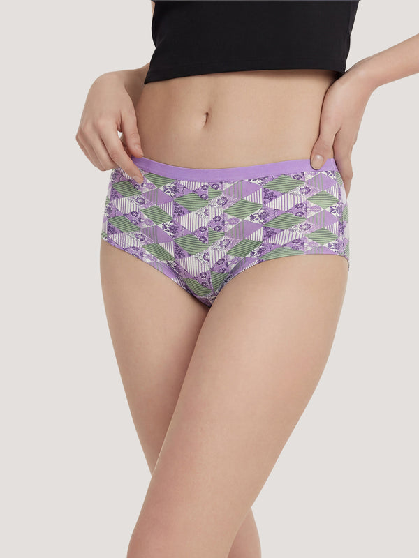 Kalyani 5509 Printed Soft & Breathable Cotton Panties | Pack of 6