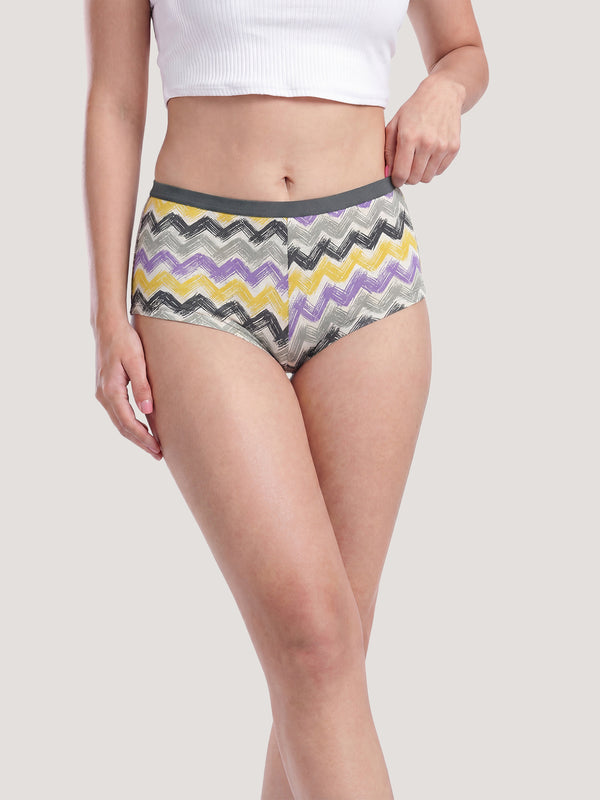 Kalyani 5510 Printed Soft & Breathable Cotton Panties | Pack of 6