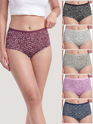 Kalyani 5517 Printed Soft & Breathable Cotton Panties | Pack of 6