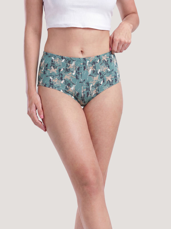 Kalyani 5518 Printed Soft & Breathable Cotton Panties | Pack of 6
