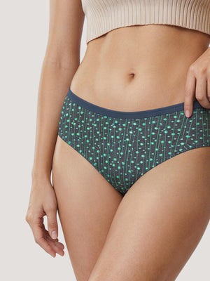 Kalyani 58003 Super Comfy Cotton Low Waist Panties (Briefs) for Women | Pack of 6