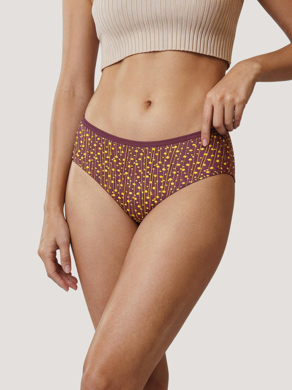 Kalyani 58003 Super Comfy Cotton Low Waist Panties (Briefs) for Women | Pack of 6