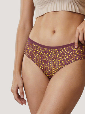 Kalyani 58003 Super Comfy Cotton Low Waist Panties (Briefs) for Women | Pack of 6