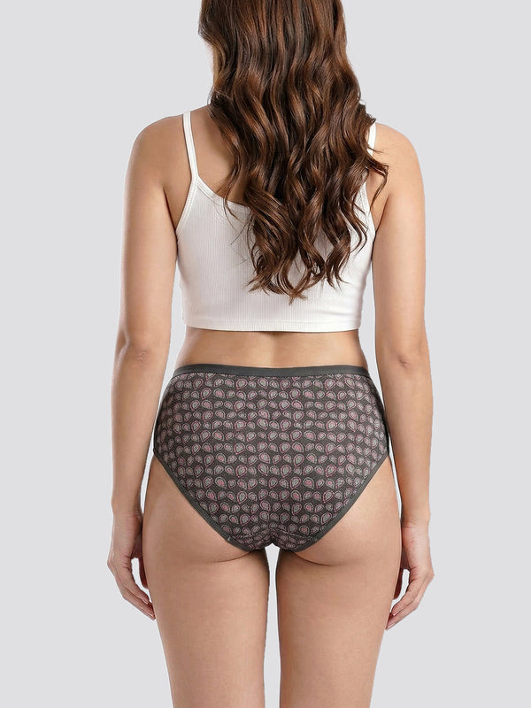 Kalyani 58004 Super Comfy Cotton Low Waist Panties (Briefs) for Women | Pack of 6