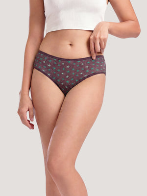 Kalyani 58006 Super Comfy Cotton Low Waist Panties (Briefs) for Women | Pack of 6