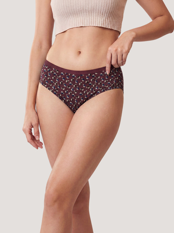 Kalyani 58007 Super Comfy Cotton Low Waist Panties (Briefs) for Women | Pack of 6