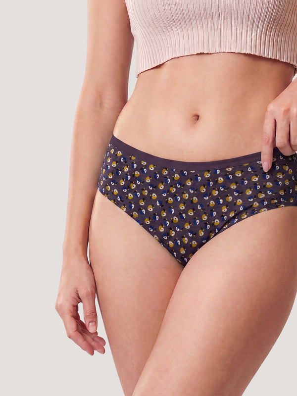 Kalyani 58007 Super Comfy Cotton Low Waist Panties (Briefs) for Women | Pack of 6