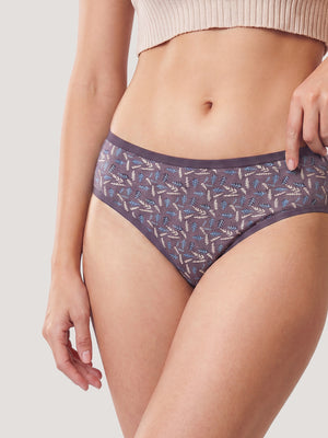 Kalyani 58009 Super Comfy Cotton Low Waist Panties (Briefs) for Women | Pack of 6