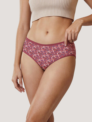 Kalyani 58009 Super Comfy Cotton Low Waist Panties (Briefs) for Women | Pack of 6