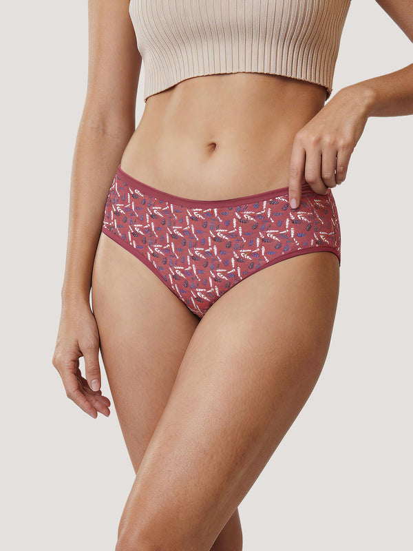 Kalyani 58009 Super Comfy Cotton Low Waist Panties (Briefs) for Women | Pack of 6