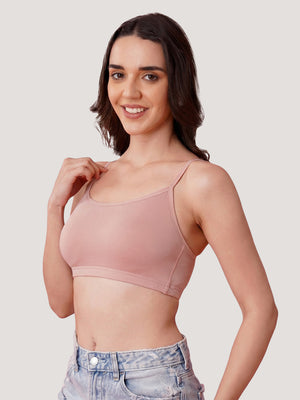 Kalyani Mia Full Coverage Double Layered Cups Cotton Beginners Bra |Pack of 3 CREPE & CREPE & CREPE