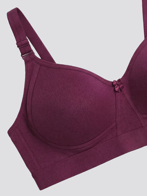Kalyani Ashley Double Layered Seamless Cups Full Coverage Cotton Lycra Bra | Pack of 2 |ROSEBUD ROSEBUD