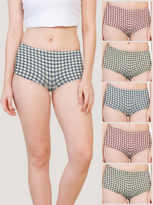 Kalyani 7001 Printed Soft & Breathable Cotton Panties | Pack of 6