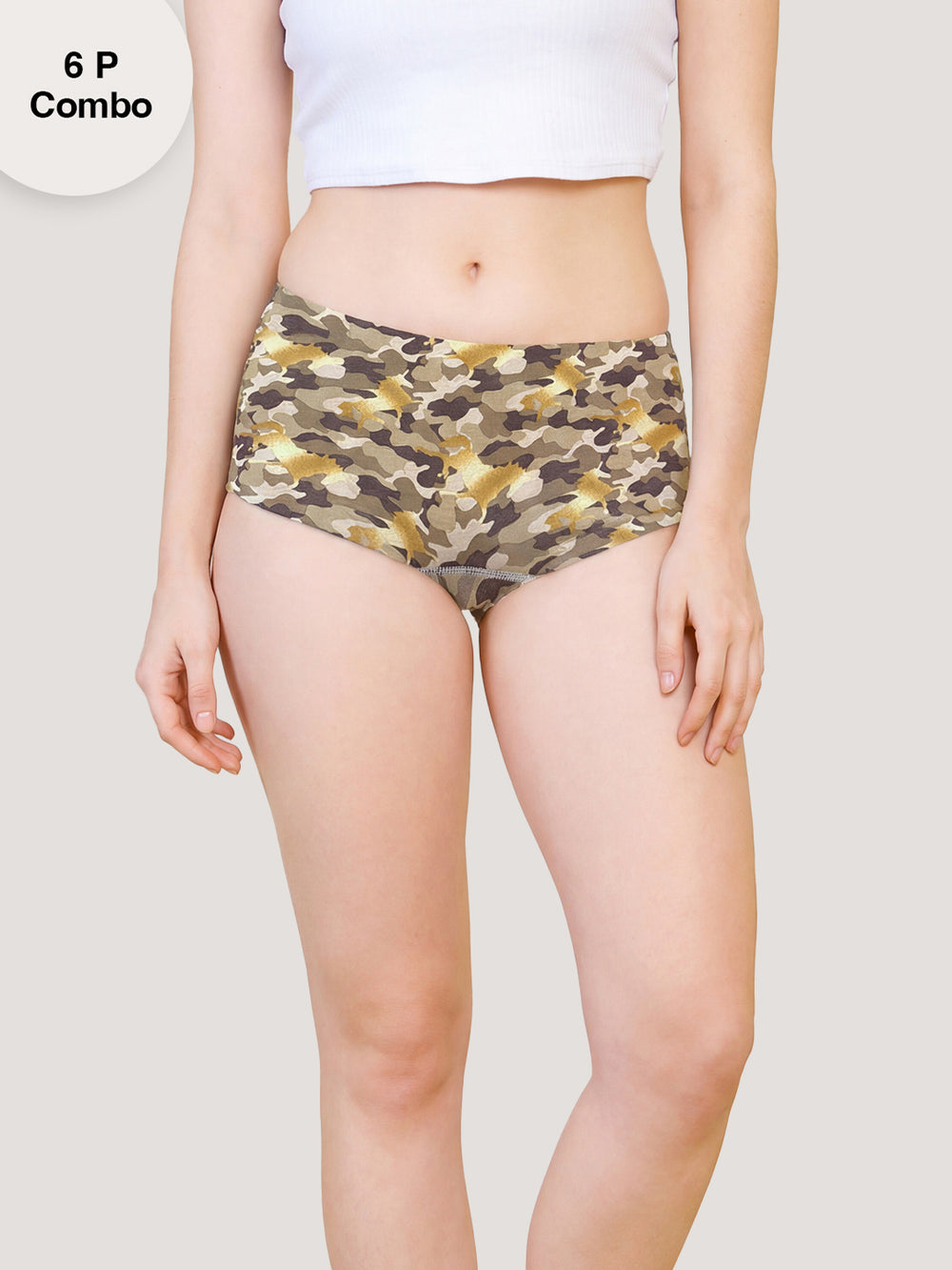 Kalyani 7003 Printed Soft & Breathable Cotton Panties | Pack of 6