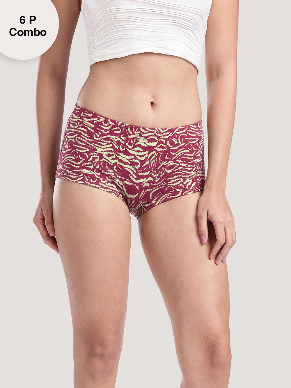 Kalyani 7004 Printed Soft & Breathable Cotton Panties | Pack of 6