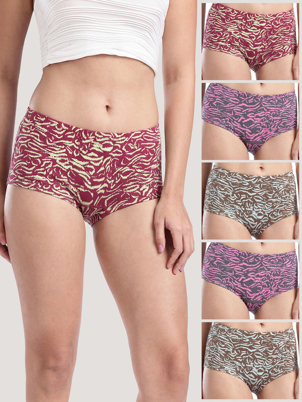 Kalyani 7004 Printed Soft & Breathable Cotton Panties | Pack of 6
