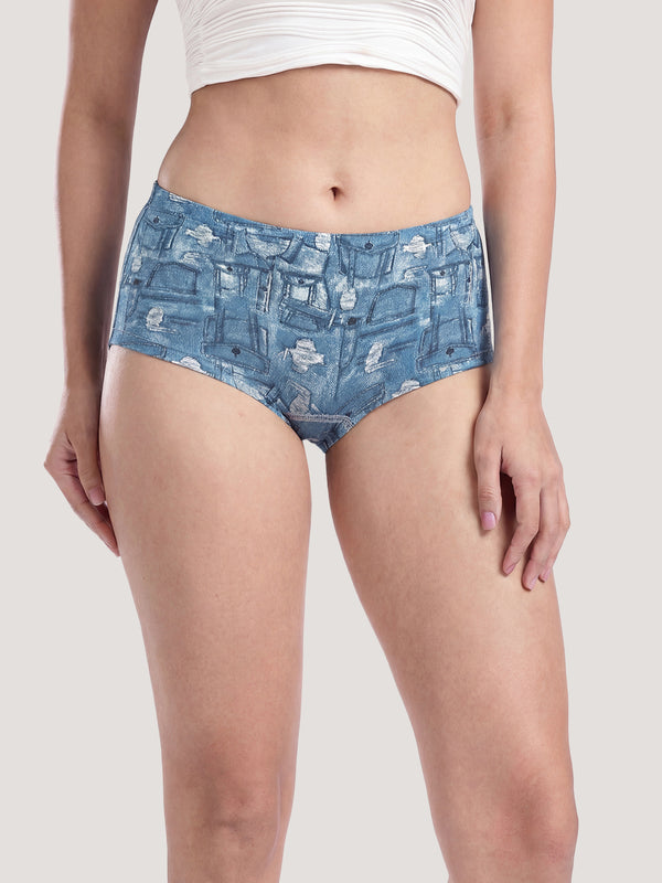 Kalyani 7005 Printed Soft & Breathable Cotton Panties | Pack of 6