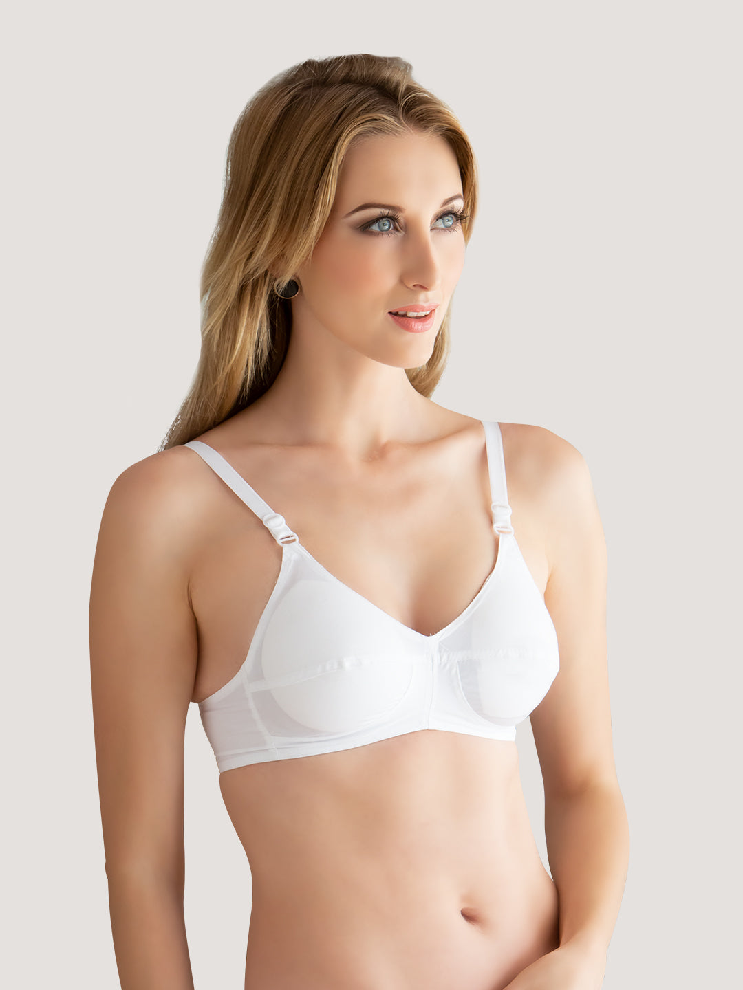 Allage Women's Fuller Cups Cotton Lycra Bra-WHITE