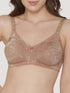 K LINGERIE Alvina Women's Non Padded Wirefree Comfort Embroidered Lace Bra