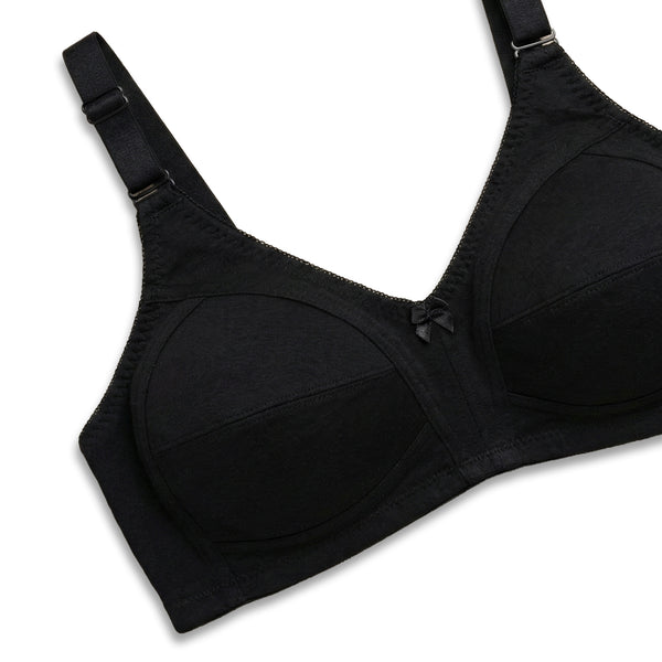 Anaya Full Coverage M Frame Minimizer Bra | Pack of 3-BLACK BLACK BLACK