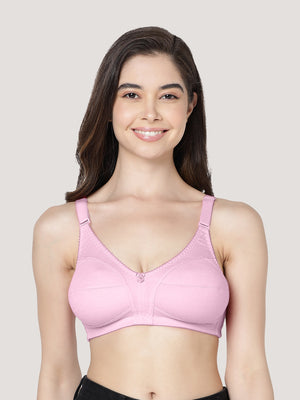 Anaya Full Coverage M Frame Minimizer Bra | Pack of 2-BLACK  PINK