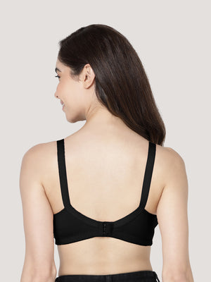 Anaya Full Coverage M Frame Minimizer Bra | Pack of 3-BLACK BLACK BLACK