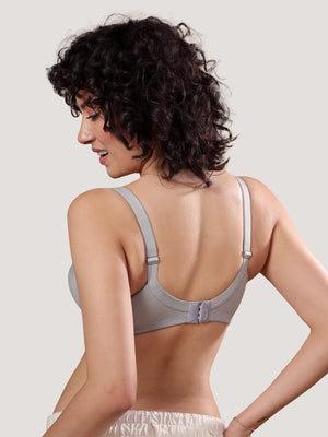 Anaya Full Coverage M Frame Minimizer Bra | Pack of 3-GREY GREY GREY